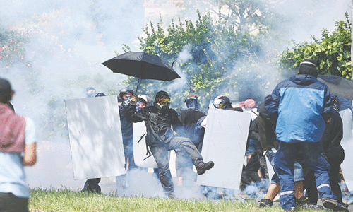 Protests against reservoirs turn violent in France
