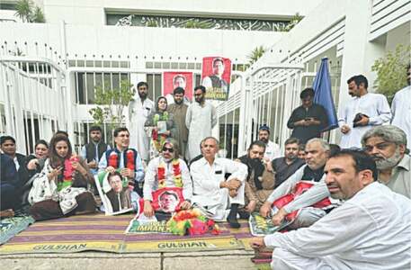 PTI holds hunger strike to press for Imran&rsquo;s release