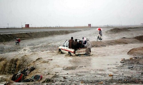 Six killed as rains continue to lash parts of Balochistan Six killed as rains continue to lash parts of Balochistan