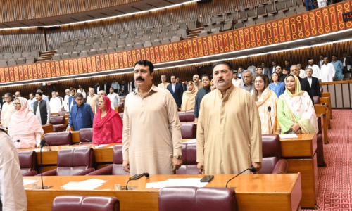 In condolence session, NA speaker says ‘can’t trace’ PTI MNA In condolence session, NA speaker says ‘can’t trace’ PTI MNA