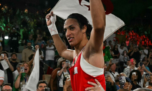 Algerian gender-row boxer Imane Khelif storms to Olympic gold