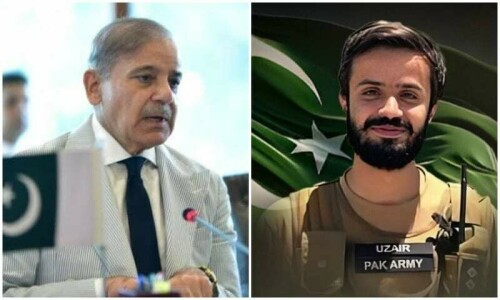 PM Shehbaz pays tribute to martyred lieutenant, says military &lsquo;cleaning&rsquo; Fitna-al-Khawarij from Pakistan