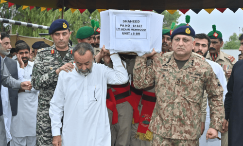 Security man martyred in North Waziristan, injured officer passes away Security man martyred in North Waziristan, injured officer passes away