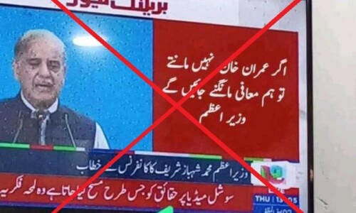 Fact check: PM Shehbaz did not say he would visit Imran Khan for an apology