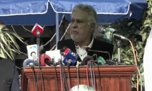No room for violence in country, declares Deputy PM Dar No room for violence in country, declares Deputy PM Dar