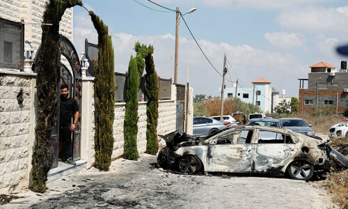 West Bank village in shock after attack by Jewish settlers West Bank village in shock after attack by Jewish settlers