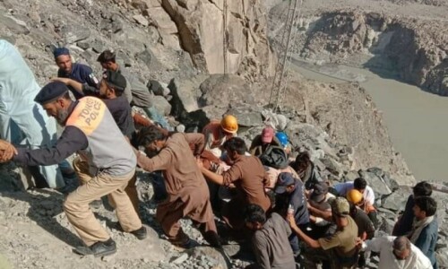 Seven labourers killed in Diamer as truck plunges into ravine