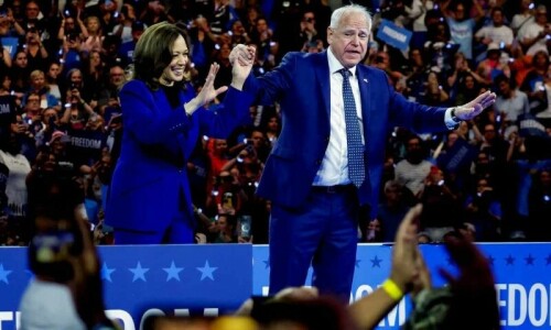 US Elections: Harris and Walz kick off Georgia bus tour as Democrats&rsquo; hopes rise