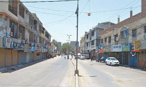 Strike shuts down businesses, industries across Sindh Strike shuts down businesses, industries across Sindh