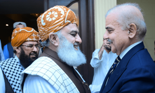 PM Shehbaz courts Fazl amid simmering political tensions PM Shehbaz courts Fazl amid simmering political tensions