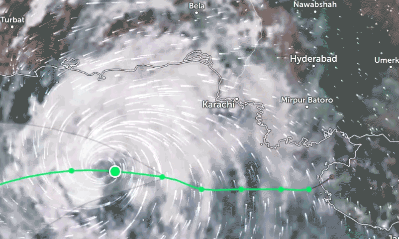 Cyclone Asna steers away but wind, rain forecast remains for Balochistan&rsquo;s coastal belt
