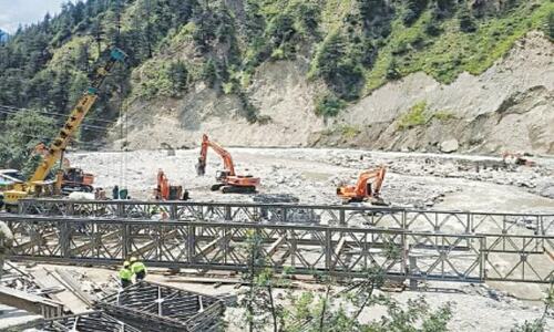 Irrigation dept begins draining artificial lake in Mansehra