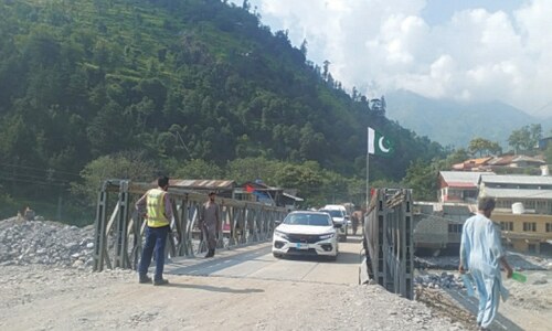 Mansehra bridge&rsquo;s installation restores traffic between KP, GB