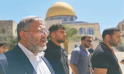 Israeli minister defies ban on Jewish prayer at Al Aqsa compound