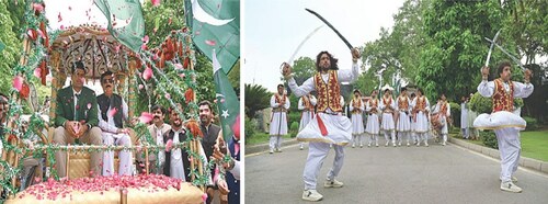 Nadeem celebrates Olympics victory in Peshawar