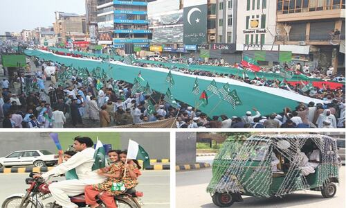 Colourful events across KP mark Independence Day