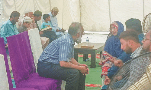 A silent grief amid the din of outrage A silent grief amid the din of outrage