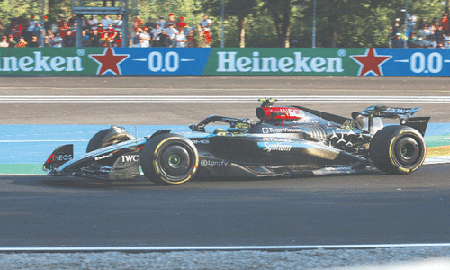 Hamilton top of the pile in Italian GP practice