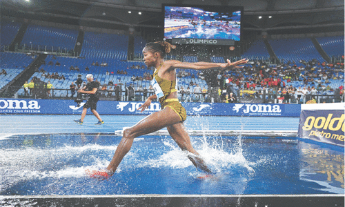 Tebogo scorches to 100m win in Rome