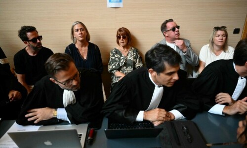 Tearful trauma at Frenchman&rsquo;s trial over recruiting dozens to rape wife for decade