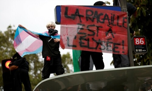 Thousands take  to streets against new French PM