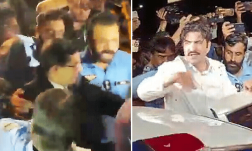 PTI’s Barrister Gohar, Marwat among other leaders arrested outside parliament: police PTI’s Barrister Gohar, Marwat among other leaders arrested outside parliament: police