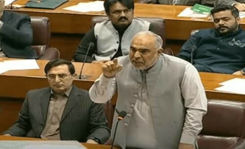 Asad Qaiser claims PTI MNAs being coerced to support ‘legislative package’ Asad Qaiser claims PTI MNAs being coerced to support ‘legislative package’