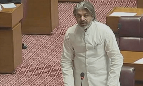 &lsquo;May 9 for democracy&rsquo;: In fiery NA speech, PTI&rsquo;s Ali Muhammad Khan blasts govt for arresting party leaders