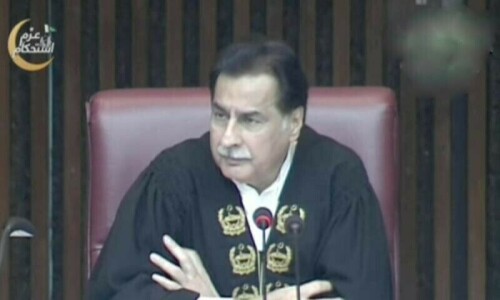 Speaker Sadiq summons IG, SSP over PTI leaders’ arrests; Barrister Gohar released Speaker Sadiq summons IG, SSP over PTI leaders’ arrests; Barrister Gohar released