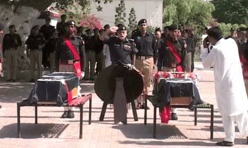 Lakki police protest