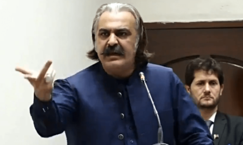 CM Gandapur rails against ‘stubbornness of powers that be’ CM Gandapur rails against ‘stubbornness of powers that be’