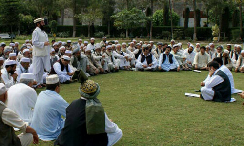 Jirga planned in Peshawar to discuss issues of merged districts Jirga planned in Peshawar to discuss issues of merged districts