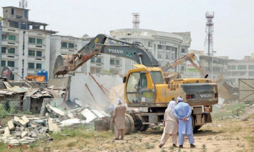 Massive operation launched against encroachments in Rawalpindi