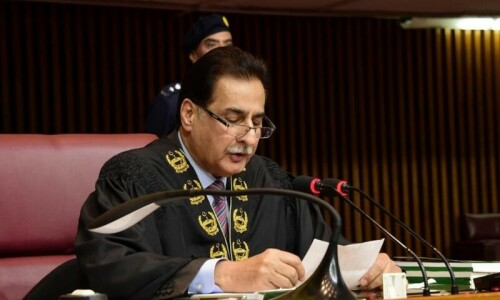 Supreme Court ruling on reserved seats cannot be implemented under new law: NA speaker Supreme Court ruling on reserved seats cannot be implemented under new law: NA speaker