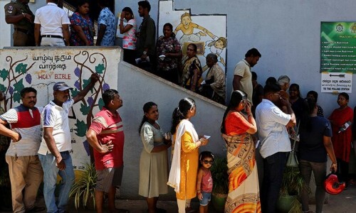 Sri Lanka votes for new president with economic future at stake Sri Lanka votes for new president with economic future at stake