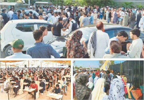 Mismanagement, allegations of paper leak mar MDCAT exam in Sindh