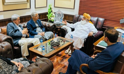 Govt hopeful of Fazl&rsquo;s support on &lsquo;Constitutional Package&rsquo;