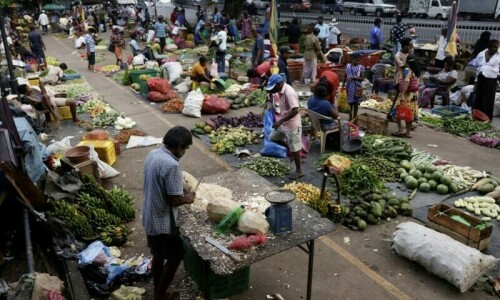 Cash-strapped Sri Lanka records first deflation in 39 years
