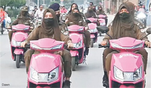 Pink Wheels project launched in Gujranwala to provide protection to women
