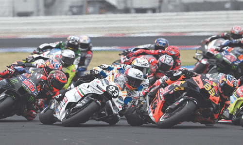 Marquez wins San Marino MotoGP, leader Martin pays for rain gamble