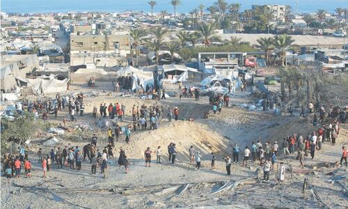 Israeli attack kills 40 more in Gaza &lsquo;safe zone&rsquo;