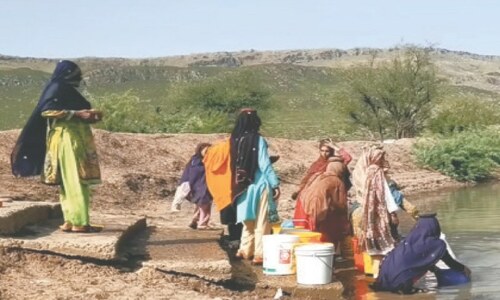 Villagers demand provision of drinking water in Kohat
