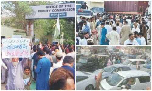 Power riots erupt in many Karachi areas Power riots erupt in many Karachi areas
