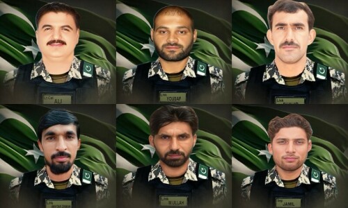 6 army men martyred, as many TTP terrorists killed in North Waziristan IBO: ISPR
