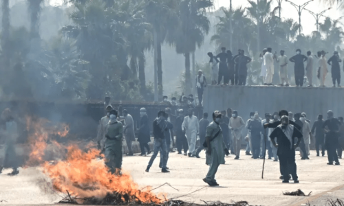 Violence once again Violence once again