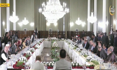 Multi-party conference sans PTI vows all out support for Gaza, demands immediate ceasefire