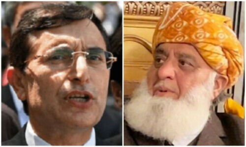 PTI team meets Fazl to discuss proposed amendments PTI team meets Fazl to discuss proposed amendments