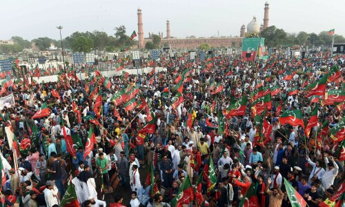 Punjab bans all gatherings ahead of PTI protests Punjab bans all gatherings ahead of PTI protests