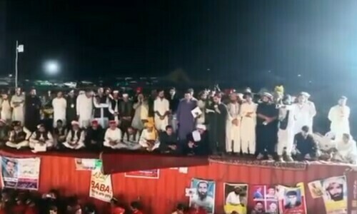 Khyber jirga asks army, militants to leave Pakhtun land in 60 days Khyber jirga asks army, militants to leave Pakhtun land in 60 days
