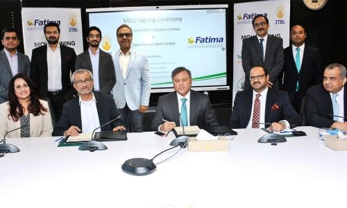 Fatima Fertilizer, Zarai Taraqiati Bank sign MoU to improve financial access for smallholder farmers Fatima Fertilizer, Zarai Taraqiati Bank sign MoU to improve financial access for smallholder farmers